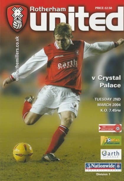 Rotherham United v Crystal Palace 02-Mar-2004
