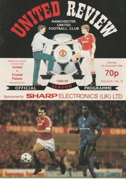 Manchester United v Crystal Palace 09-Dec-1989