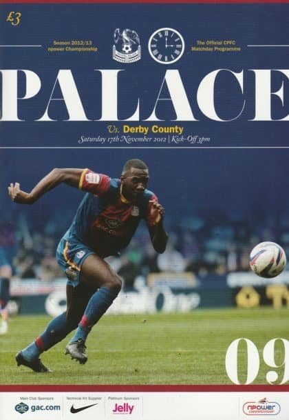 Crystal Palace v Derby County 17-Nov-2012