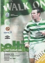 Glasgow Celtic v Dundee United 27-Feb-1999