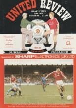 Manchester United v Everton 11-Jan-1992