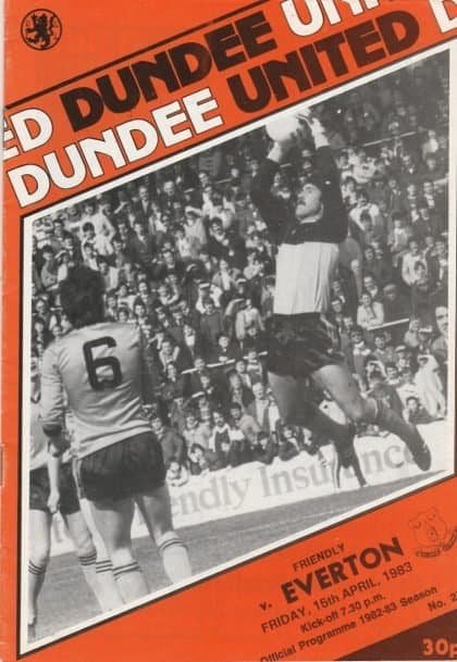 Dundee United v Everton  15-Apr-1983
