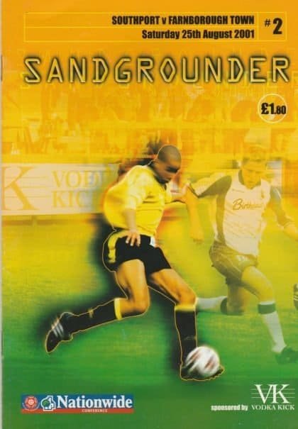 Southport v Farnborough Town  25-Aug-2001