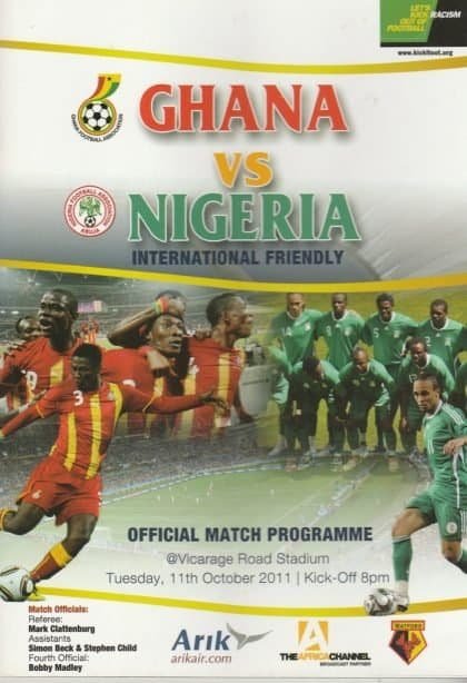 Ghana v Nigeria 11-Oct-2011
