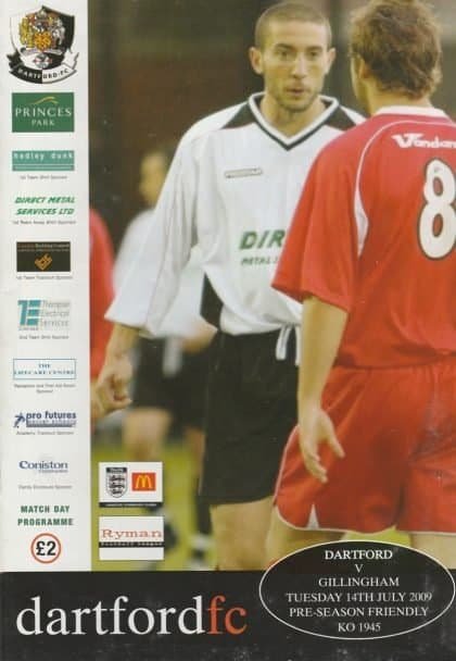 Dartford v Gillingham  14-Jul-2009