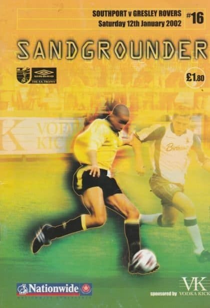 Southport v Gresley Rovers  12-Jan-2002
