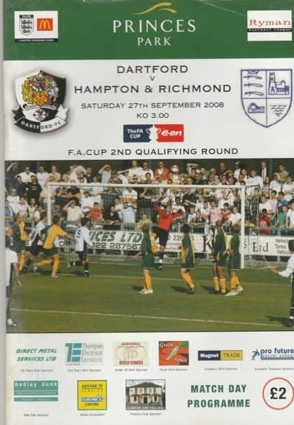 Dartford v Hampton & Richmond Borough  27-Sep-2008