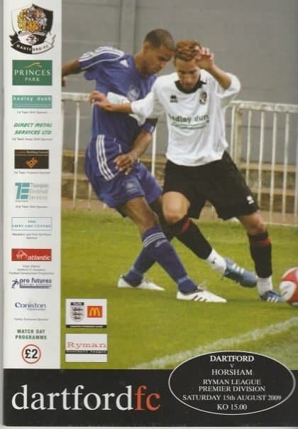 Dartford v Horsham  14-Aug-2009