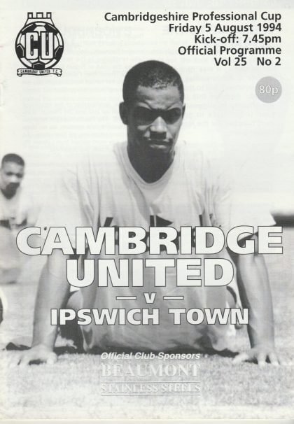Cambridge United v Ipswich Town 05-Aug-1994