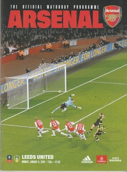 Arsenal v Leeds United 06-Jan-2020
