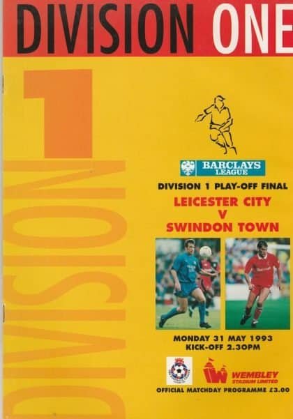 Leicester City v Swindon Town 31-May-1993