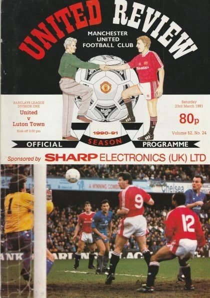 Manchester United v Luton Town 23-Mar-1991