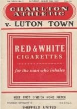 Charlton Athletic v Luton Town 20-Aug-1955