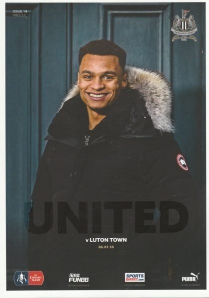 Newcastle United v Luton Town  06-Jan-2018