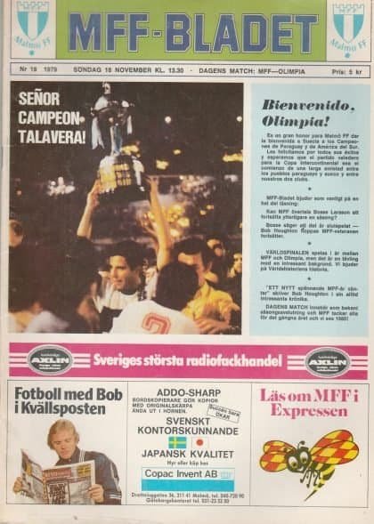 Malmo v Olimpia  18-Nov-1979
