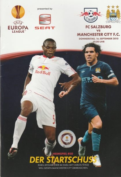 Salzburg v Manchester City 16-Sep-2010