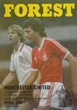 Nottingham Forest v Manchester United 14-Jan-1981