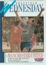 Sheffield Wednesday v Manchester United  11-Feb-1989