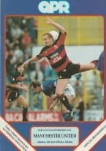 Queens Park Rangers v Manchester United 14-Apr-1990