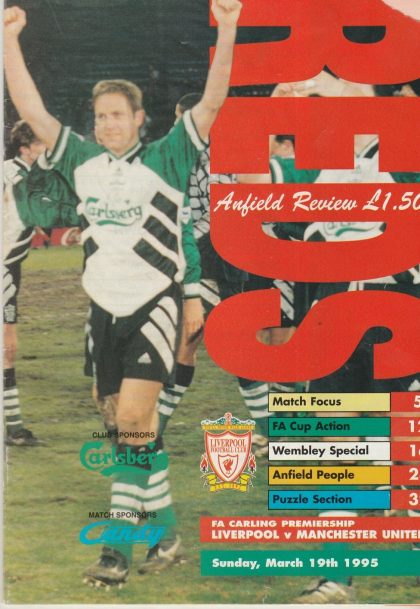 Liverpool v Manchester United 19-Mar-1995