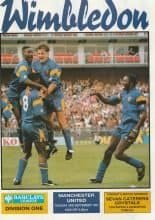 Wimbledon v Manchester United 03-Sep-1991