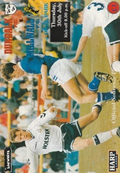 Dundalk v Millwall 30-Jul-1992