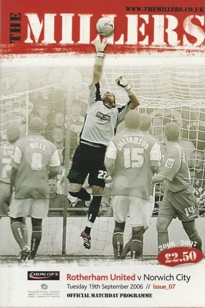 Rotherham United v Norwich City  19-Sep-2006