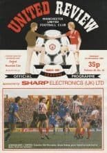 Manchester United v Norwich City  01-Dec-1984