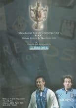 Oldham Athletic v Manchester City 22-Apr-2002