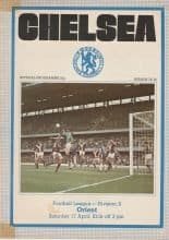 Chelsea v Leyton Orient 17-Apr-1976
