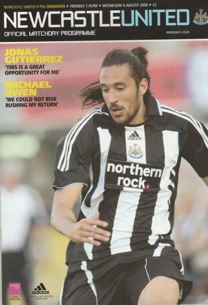 Newcastle United v PSV Eindhoven  06-Aug-2008