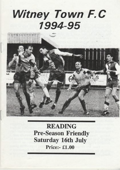 Witney Town v Reading  16-Jul-1994