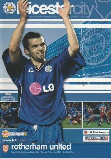 Leicester City v Rotherham United 23-Nov-2002