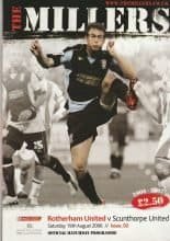 Rotherham United v Scunthorpe United 19-Aug-2006