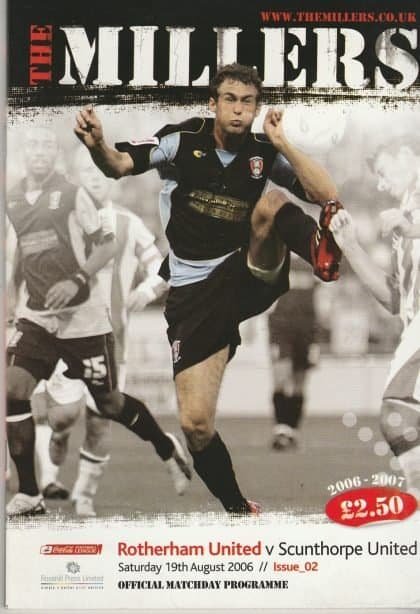 Rotherham United v Scunthorpe United 19-Aug-2006