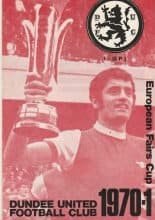 Dundee United v Sparta Prague 04-Nov-1970