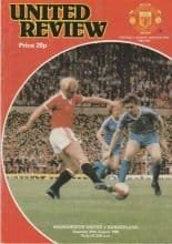 Manchester United v Sunderland 30-Aug-1980