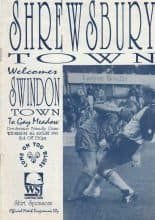 Shrewsbury Town v Swindon Town 04-Aug-1993