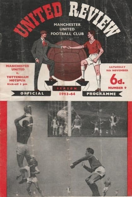 Manchester United v Tottenham Hotspur 09-Nov-1963
