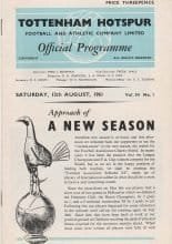 Tottenham Hotspur v FA XI 12-Aug-1961