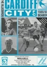 Cardiff City v Walsall   24-Apr-1990