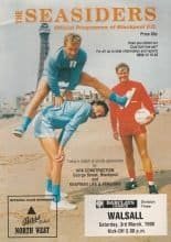 Blackpool v Walsall 03-Mar-1990