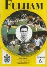 Fulham v Walsall 04-Apr-1990