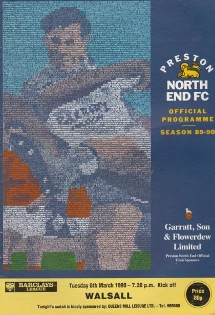 Preston North End v Walsall 06-Mar-1990