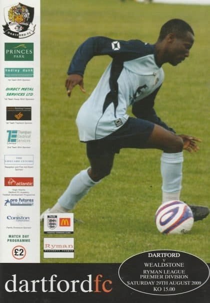 Dartford v Wealdstone  29-Aug-2009