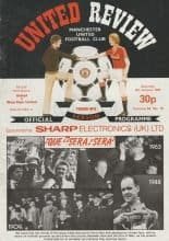 Manchester United v West Ham United 08-Jan-1983