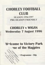Chorley v Wigan Athletic 07-Aug-1996