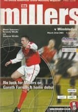 Rotherham United v Wimbledon 22-Mar-2003