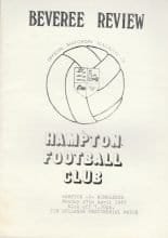 Hampton v Wimbledon  27-Apr-1987