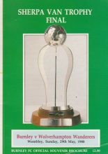 Sherpa Van Trophy Final 1988 Burnley v Wolverhampton Wanderers, Burnley Souvenir Brochure